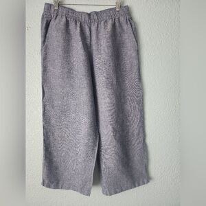 Cynthia Rowley Linen Crop Coastal Pants